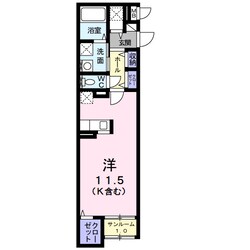 アプリコット野里の物件間取画像